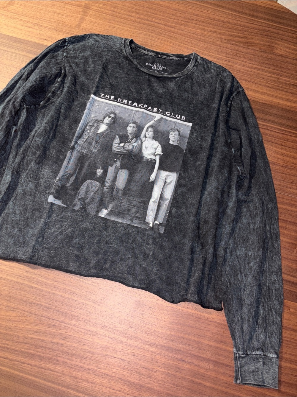 The Breakfast Club Graphic Long Sleeve Tee - Black